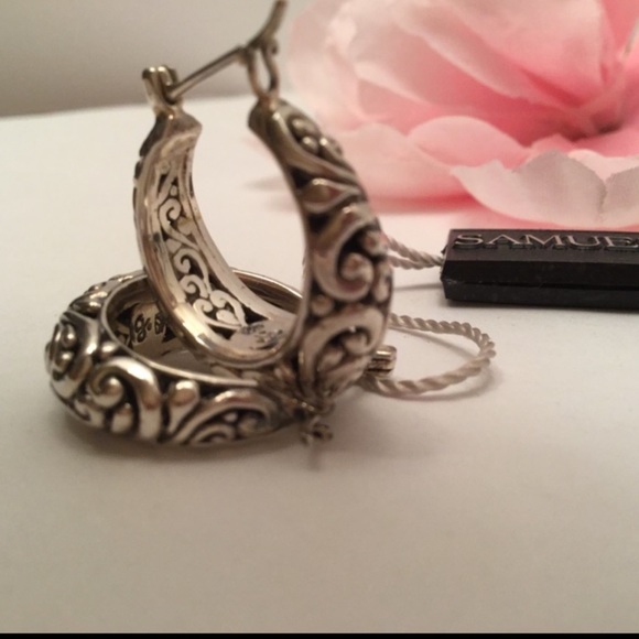 SAMUEL B STERLING HOOPS - Picture 7 of 7